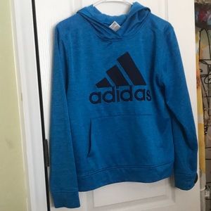 Adidas sporty blue and black boys sweatshirt
